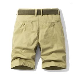 Men's Shorts 2023 Summer Army Tactical Fashion Khaki Cotton Casual Military Short Pants Loose Work Men Cargo