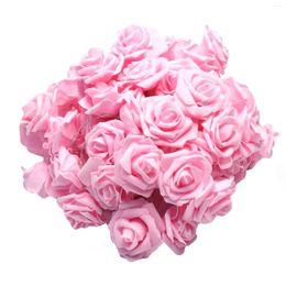 Strings Light Up Pink Rose Flower Led String Lights Battery Power Foam For Bedroom Exquisite Decorative Lanterns