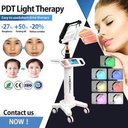 Led Light Beauty Machine Light Therapy Phototherapy Facial Skin Rejuvenation Wrinkle Removal PDT Led Mask with 7 Colours
