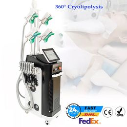 Vertical Cavitation Fat Dissolve Cryolipolysis Body Shaping RF Wrinkle Removal Rejuvenation Lipolaser Fat Freeze Machine 9 Handles