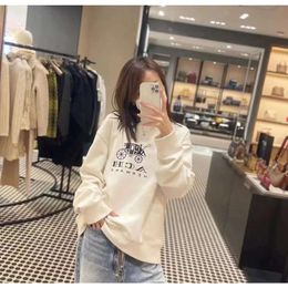 Coach Hoodiewomen's Hoodies Sweatshirts Coach Round Neck Pullover Sweater Classic Car Pattern Embroidered for Men and Womenss