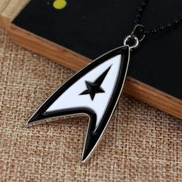 Pendant Necklaces Triangle Trek Necklace Space Exploration Amulet Colour Star Metal Jewellery For Men Women Fashion Accessaries288l