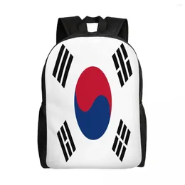 Backpack Unisex Shoulder Casual Hiking Korean Flag School Bag Travel Laptop Rucksack