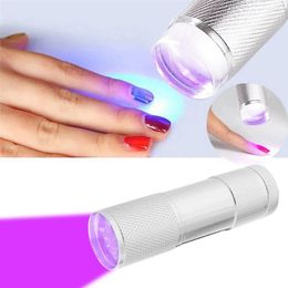 Nail Dryers Art UV Mini With Stamper Portable Silicone Handheld LED Light Nails Polish Dryer Quick Dry Manicure Lamp