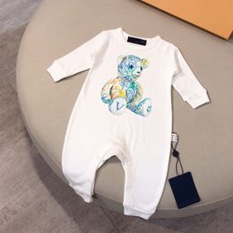 V Designer di lusso Pagliaccetti per neonati Set per neonati Tute per neonati Marca Ragazze Ragazzi Vestiti Pagliaccetto Tuta Tuta per bambini Tuta per neonati