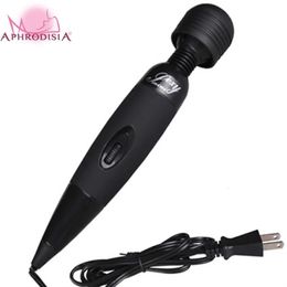 Vibrators WITH BOX Multispeed Powerful Female Personal Wand Massager Fairy Mini AV Vibrator Clit Stimulation Sex Toys For Women US Plug 231018