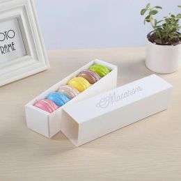 Macaron Box Cupcake Packaging Homemade Chocolate Biscuit Muffin Retail Paper Package DHL Free Delivery All-match