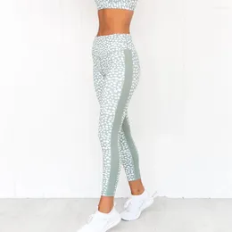 Yoga Outfits Fashion Women's Fitness Gym Slim Leggings Dots Printing Stretch Pants Push Up Jeggings Female Sexy High Waist