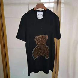 High Quality light bulb litte bear classic letter T-shirt Cartoon designers Tshirts Fashion Mens Tees Women Clothes Casual Cotton 294R