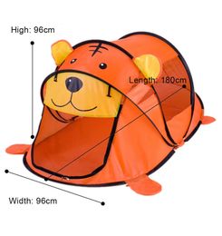 Toy Tents Portable Children's Tent Cartoon Wigwam For Children Kids Play House Outdoors Large Tent Pop Up Toy Tents Indoor Ball Pool Pit 231019