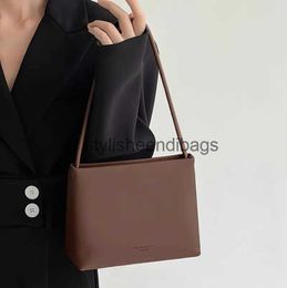 Shoulder Bags Underarm bag high-end and design one shoulder crossbody bag simple square handbag fashionable women's bagstylisheendibags