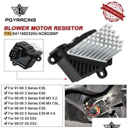 High Quanlity Final Stage Car Heater Blower Motor Resistor For E46 E39 X5 X3 64116923204 64116929486 64118385549 64118364173 Drop De