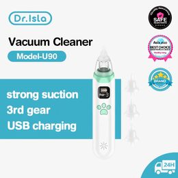 Nasal Aspirators# Dr.Isla U90 Rechargeable Baby Nose Cleaner Electric Nasal Absorber Silent Baby Obstruction Rhinitis Cleaner Nasal Aspirator 231019