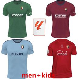 23 /24 OSASUNA Copa del Rey soccer jerseys home GARCiA CAMISETA EQUIPACIoN ADULTO 2023 2024 CHIMY AVILA TORRES MONCAYOLA MANU SANCHEZ kids Kit