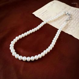 Pendant Necklaces Beautiful Wedding Party Black White Pearl Necklace For Women Personality Fashion Classic Adjustable Choker Jewellery Gifts