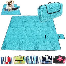 Outdoor Pads 2mx2m Waterproof Folding Picnic Mat Outdoor Camping Beach Moisture-proof Blanket Portable Camping Mat Hiking Beach Pad 231018