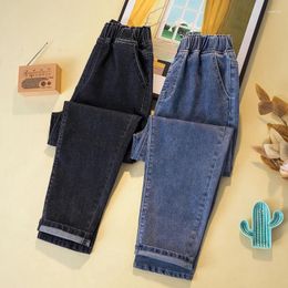 Women's Jeans Patchwork For Women High Waist Harem Pants Female Plus Size Loose Casual Ankle Length Denim Mujer 2023 Autumn