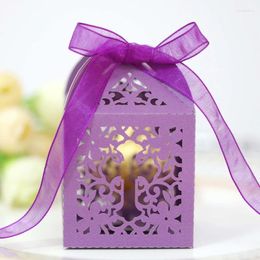 Gift Wrap Hollow Out Cross Candy Box European Festival Wedding Chocolate Holder Thank You