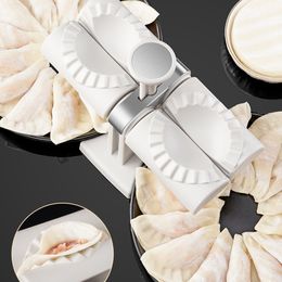 Automatic Dumpling Maker Lazy Must-Ravioli Making Mold Easy Operaation Double Head Dumpling Mould Baking Accessories