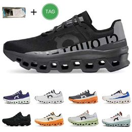 High Quality Running Cloud Women 2023 ON Shoes mens sneakers clouds x 3 Cloudmonster Federer workout and cross trainning shoe white violet mens wom