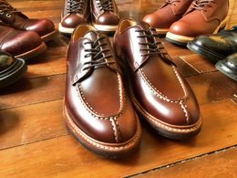 Boots Official Design Derby Shoes Men Low-Top Goodyear-Welted Business Genuine Leather Dress Wedding Men's
