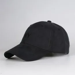 Ball Caps 2023 Letter NY Gorras Snapback Suede Fur Baseball Cap Mens Casquette Bone Fashion Sportcap Hip Hop Flat Hat For Women