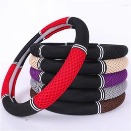 Steering Wheel Covers Style Good Hand Feel Ice Silk Car Cover Handle Summer Four Seasons Universal Non-slip Sweat