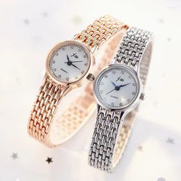 Wristwatches Brand Women's Fashion Steel Band Bracelet Watch Korean Version Student Electronic