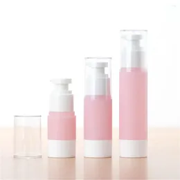 Storage Bottles Pink Light-proof Vacuum Lotion Sub-bottling Liquid Foundation Concealer Cosmetic Spray Empty Refillable Bottle