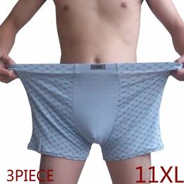 Underpants Plus Size Men's Boxer Panties Underpant Lot Big 11XL Loose Under Wear Large Short Cotton 9XL Underwear Male233U