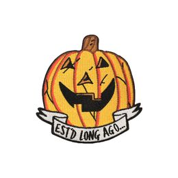 Halloween Pumpkin Iron on Embroidered Patches Hats Clothing Appliques Accessories Free Shipping