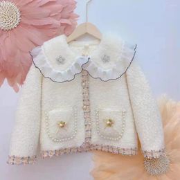 Jackets Kids For Girls 2023 Fashion Winter Fur Coat Princess Style Outer Wear Casual Toddler Fall Clothes 2 7T