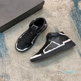 2023-Autumn winter Famous Brand Sneakers Shoes Suede Leather Grey Black Blue High Top Trainers Rubber Sole Jogging Walking Runners EU38-46