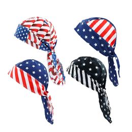 Cycling Caps Masks Breathable Quick Dry Cycling Cap National Flag Print Head Scarf Bandana Sports Headband Men Women Ciclismo Pirate Hat Hood Caps 231019