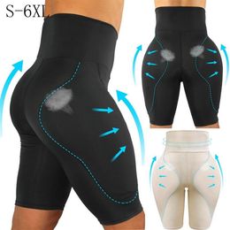 Men FAKE ASS Body Shapers High Waisted Side Booty Padded Seamless Tummy Control Panties Shapewear Boxer Hip Enhancer Butt Lifter U252m
