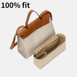 Evening Bags Organizer Inserts Fits For HERBAG Felt Cloth Bag Liner Hangbag Travel Storage Makeup Cosmetic Tote Base Shaper 231018