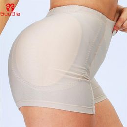 GUUDIA Removable Pads Women's Hip Butt Lifter Boy Shorts Sponge Padded Body Shaper Enhancer Control Panties Push Up263i