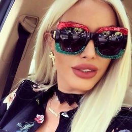 Luxury Designer sunglasses Square Sunglasses Women Designer Oversized Frame Way Out Sun Glasses Hipster Ladies Shades