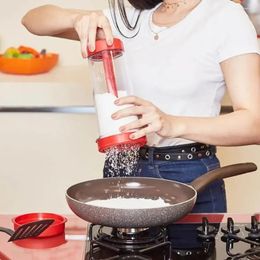 Baking Tools Convenient Semi-automatic Kitchen Supplies Household Flour Sieve Rotary Utensils Mixer