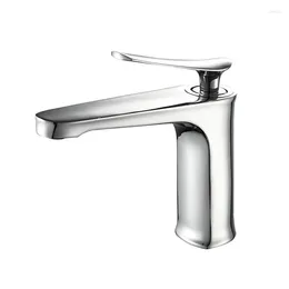 Bathroom Sink Faucets Basin Mixer Faucet Gourmet Washbasin Taps Cold Water Tapware For Brass Chrome Black White