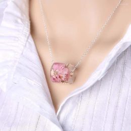 Cluster Rings Clear Epoxy Flower Resin Jewelry Making Tool Hole For Sweater Chain Pendant Necklace