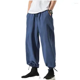 Men's Pants Men Large Size Wide Leg 2023 Summer Mens Straight Casual Long Chinese Style Autumn Male Harem Plus M-7XL