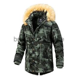 Men's Down Parkas Men Winter Hooded Long Down Jackets New Male Camouflage Casual Overcoats Warm Parkas Quality Man Outdoor Long Winter Coats 3XL J231019
