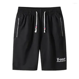 Men's Shorts Summer Cotton Thin Section Korean Casual Slim Straight Mid-waist Tied Fashion Soft Breathable Outside Pants