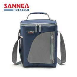 Ice Packs/Isothermic Bags SANNE 9L Portable Insulated Thermal Lunch Bag Storage Container Thermal Lunch Bags for Unisex Multifunction Picnic Lunch bag 231019
