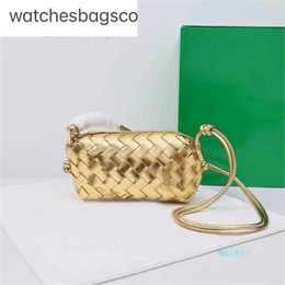 Woven Bottegaaveneta Handbag Mini Shoulder Crossbody Bag Lady Flap Plain Leather Magnetic Crochet Camera Zipper Braided L