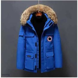 Men's Down Parkas Jackets Winter Work Clothes Jacket Outdoor Thickened Fashion Warm Keeping Couple Live Broadcast Canadian Goose Coat4139