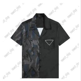 Spring Summer Mens T Shirts designer luxury tshirt camouflage Splicing t shirt Classic fashion womens clothing short sleeve letter296V