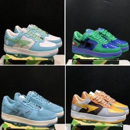Casual Shoes Designer Basketball shoes ABC Camo Grey Black White Green Red Patent Leather Blue Low Orange Brown Ivory platform men women trainers sneakers With box