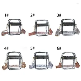 Outdoor Bags Mini Square Purse Clear Crossbody Bag Women Handbag Fashion Stadium